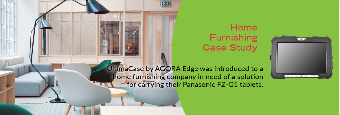 UltimaCase Designs Custom FZ-G1 Panasonic Tablet OP Case for Furniture Retailer